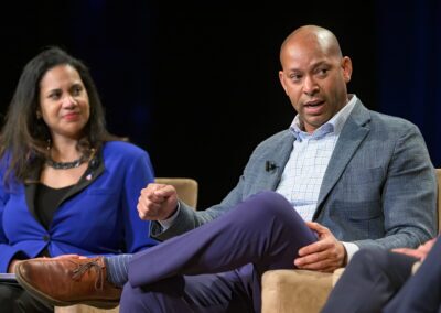 Dr. Kara Odom Walker and Cedrick Johnson