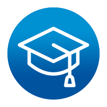 graduation cap icon for display only