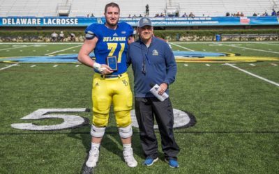 Blocker and Engineer, Collin Wallish Helps  Blue Hens