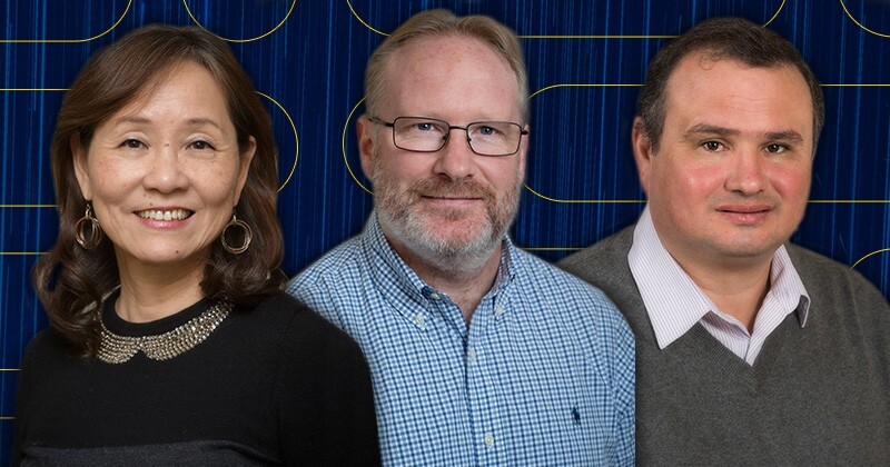 Cathy Wu, Craig M. Brown and Anderson Janotti are pictured.