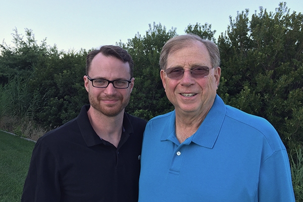 Brad Cain (left) and father Don Cain.