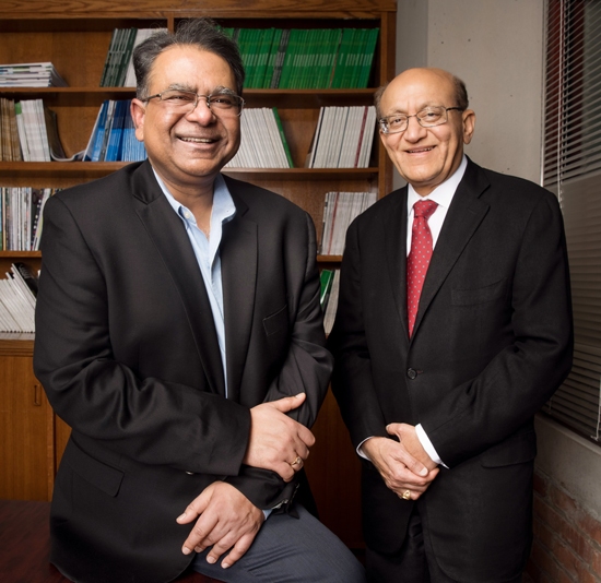 Arup K. Chakraborty (left) and Rakesh K. Jain