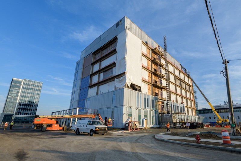 Construction began in October 2017 on the Carol Ammon and Marie Pinizzotto M.D. Biopharmaceutical Innovation Center on UD’s STAR Campus.