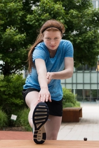 Running is another one of Patricia Hurley’s hobbies. 