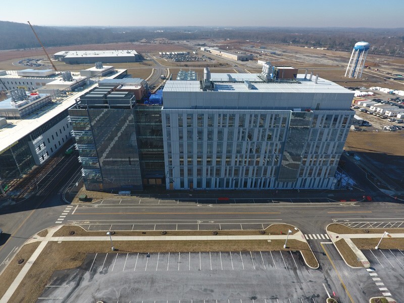 The Ammon Pinizzotto Biopharmaceutical Innovation Center, which is under construction at the Science, Technology and Advanced Research (STAR) Campus, will provide necessary space for biopharmaceutical research and related classes on UD’s STAR Campus and serve as a hub for industry partnership.
