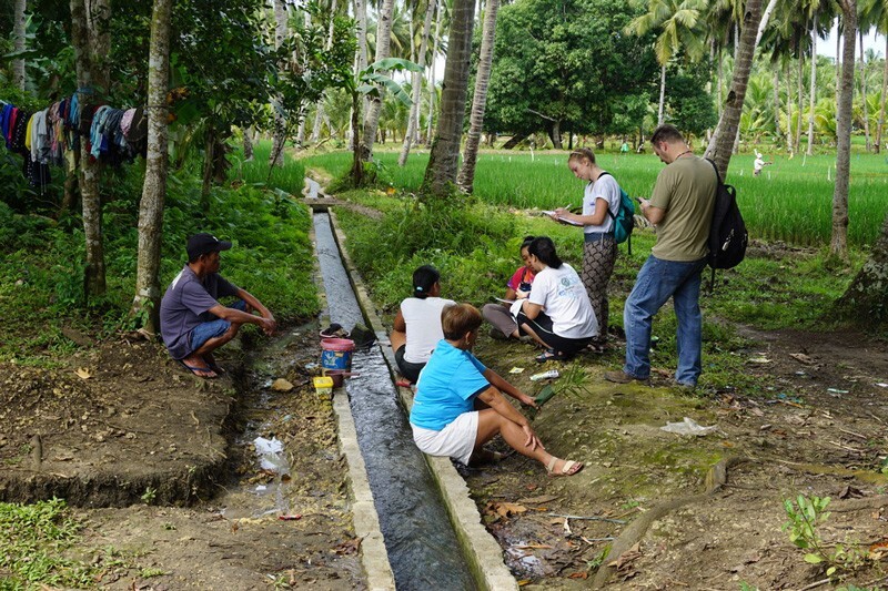 A team of UD students and professional mentors traveled to the Philippines in January, where they worked with the local community in Bohol to implement a potable water solution.