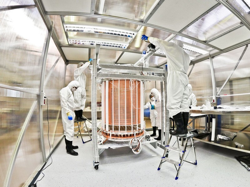 an underground experimental facility at the Gran Sasso National Laboratory in Italy,