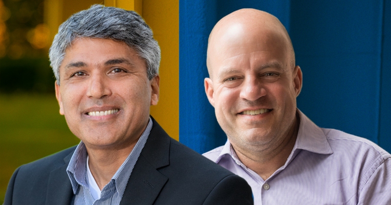 Ajay Prasad (left) and Darron Pocahn
