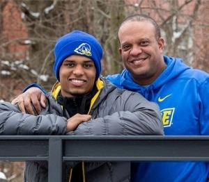 RISE alumni Ernest Jones (right) and his son Connor.