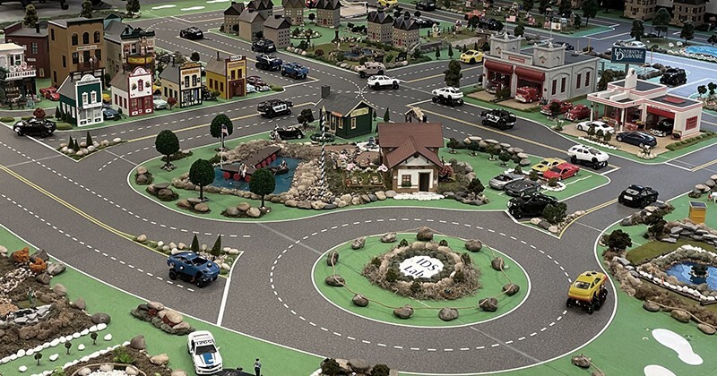 UD’s Scaled Smart City, a 20x20 foot model city