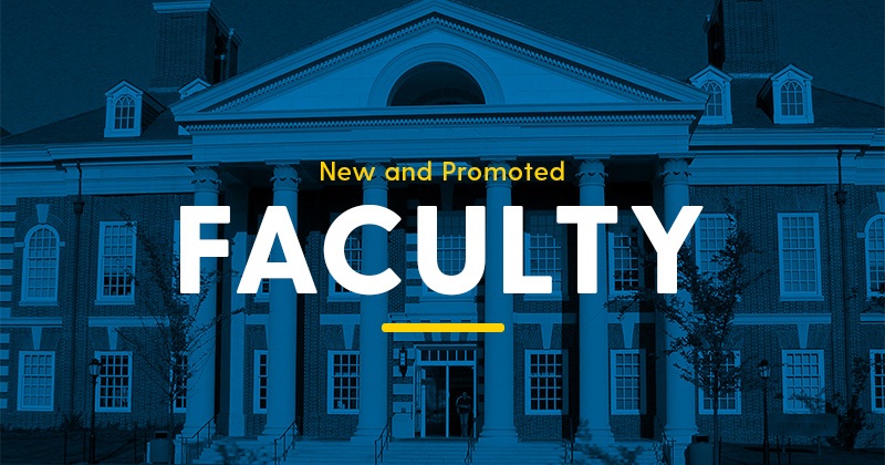 New and promoted faculty