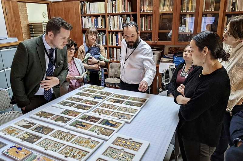 Art conservation faculty expertise in imaging science helps researchers identify pigments used in some of the earliest known tarot card decks.