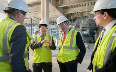 Delaware Gov. Carney Tours Biopharmaceutical Building Site