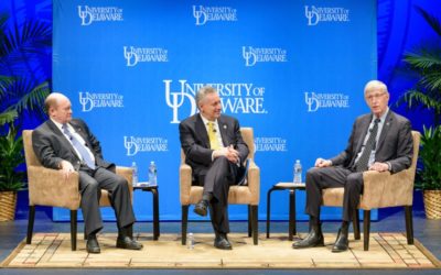 NIH Director Collins Visits UD’s ‘Vibrant Research Community’