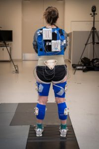 Sensors capture how subjects move during motion analysis.