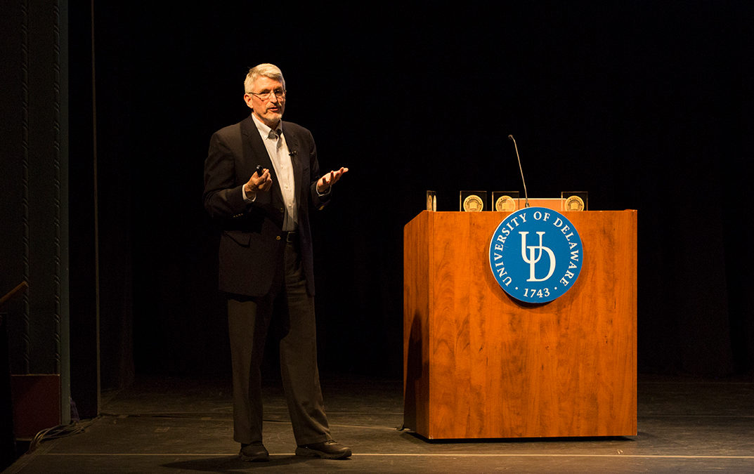 Edward J. Coyle received the Distinguished Achievement award, the department’s most prestigious alumni award.