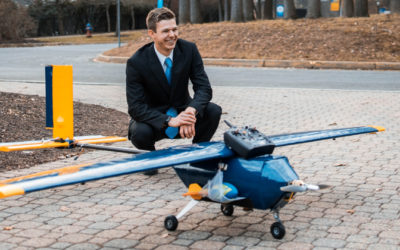 Engineer, Golfer Takes Flight