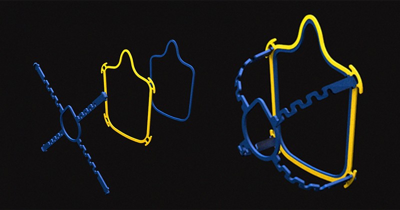 The HensNest was invented by the University of Delaware Department of Mechanical Engineering to address the shortage of higher respiratory protection face masks for the general public.