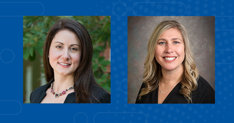 Katie Meier, left, and Elaine Nelson